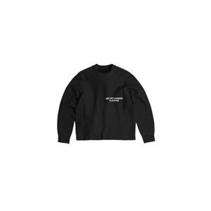 Arctic Garden “Tailored Crew” Sweater (Blk)